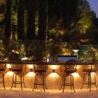 Modern Party Garden Design With Lighting