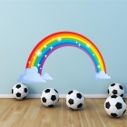 Wallpaper Rainbow Wall Design