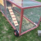 DIY chicken coop tractor